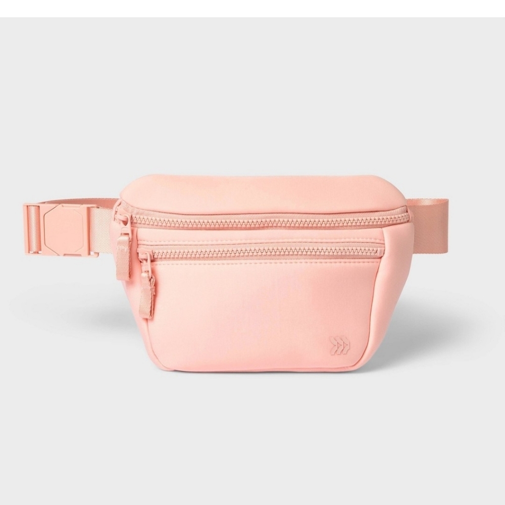 New Premium Belt Bag Blush - All In Motion™: Water-Resistant Knit Fanny Pack